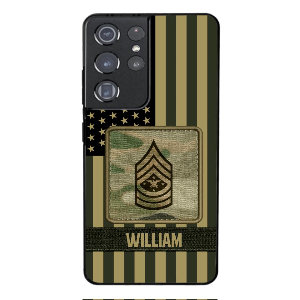 DH Personalized U.S Soldier Phone Case Printed DT064
