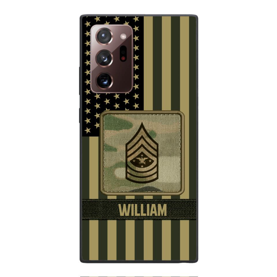 DH Personalized U.S Soldier Phone Case Printed DT064