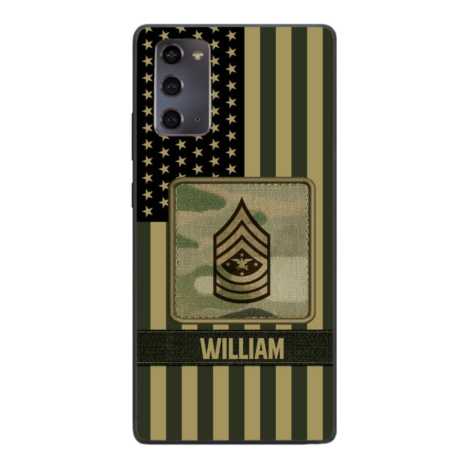 DH Personalized U.S Soldier Phone Case Printed DT064