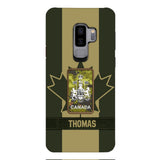 DH Personalized Canadian Soldier Phone Case Printed DT064