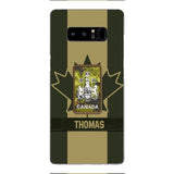 DH Personalized Canadian Soldier Phone Case Printed DT064