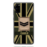 DH Personalized British  Soldier Phone Case Printed DT064