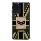DH Personalized British  Soldier Phone Case Printed DT064