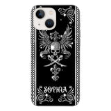 Personalized Skull Tattoos Diamond Phone Case Printed T3Q 0704