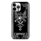 Personalized Skull Tattoos Diamond Phone Case Printed T3Q 0704