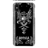 Personalized Skull Tattoos Diamond Phone Case Printed T3Q 0704