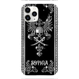 Personalized Skull Tattoos Diamond Phone Case Printed T3Q 0704