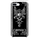 Personalized Skull Tattoos Diamond Phone Case Printed T3Q 0704