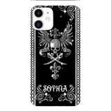 Personalized Skull Tattoos Diamond Phone Case Printed T3Q 0704