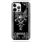 Personalized Skull Tattoos Diamond Phone Case Printed T3Q 0704