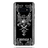 Personalized Skull Tattoos Diamond Phone Case Printed T3Q 0704