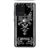 Personalized Skull Tattoos Diamond Phone Case Printed T3Q 0704