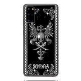 Personalized Skull Tattoos Diamond Phone Case Printed T3Q 0704