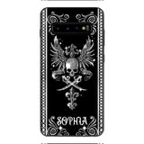 Personalized Skull Tattoos Diamond Phone Case Printed T3Q 0704