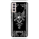 Personalized Skull Tattoos Diamond Phone Case Printed T3Q 0704