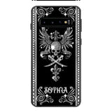 Personalized Skull Tattoos Diamond Phone Case Printed T3Q 0704