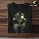 Personalized Irish Veteran Spartan Warrior