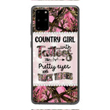 PERSONALIZED COUNTRY GIRL WITH TATTOOS PRETTY EYES AND THICK THINGS PHONECASE QTTN0704
