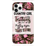 PERSONALIZED COUNTRY GIRL WITH TATTOOS PRETTY EYES AND THICK THINGS PHONECASE QTTN0704