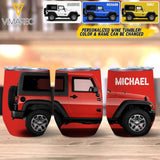 Personalized Jeep Wine Tumbler Printed 22APR-DT07