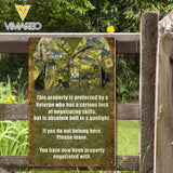 Personalized Canadian Soldier Metal Sign Printed 22APR-HQ08