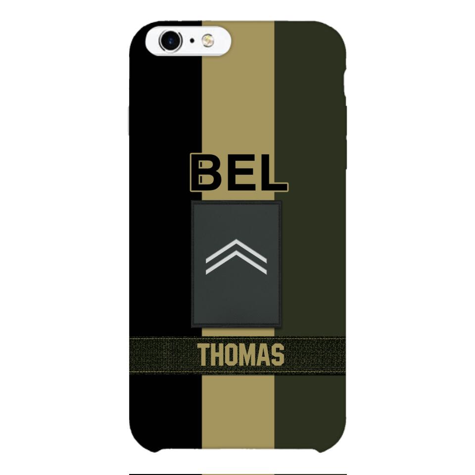 DH Personalized Belgian Soldier Phone Case Printed DT084