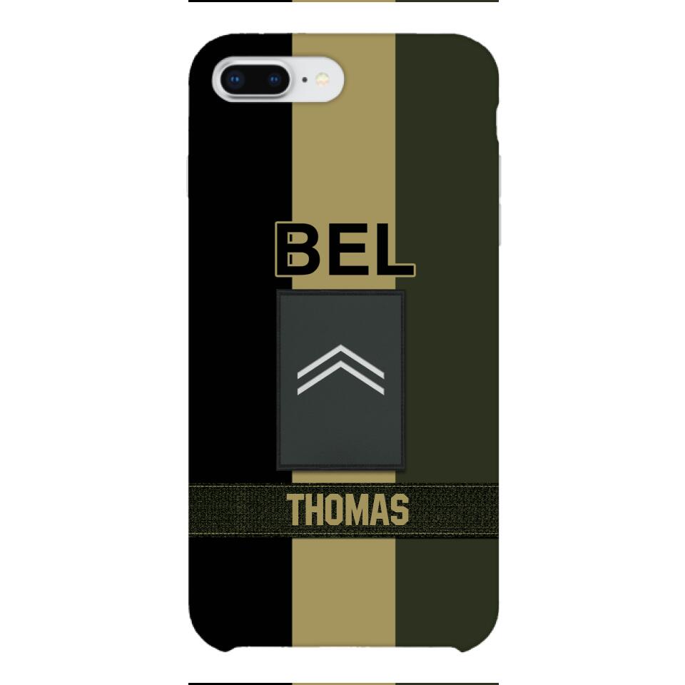 DH Personalized Belgian Soldier Phone Case Printed DT084