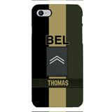 DH Personalized Belgian Soldier Phone Case Printed DT084