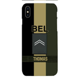 DH Personalized Belgian Soldier Phone Case Printed DT084
