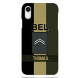 DH Personalized Belgian Soldier Phone Case Printed DT084