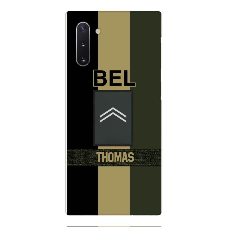 DH Personalized Belgian Soldier Phone Case Printed DT084