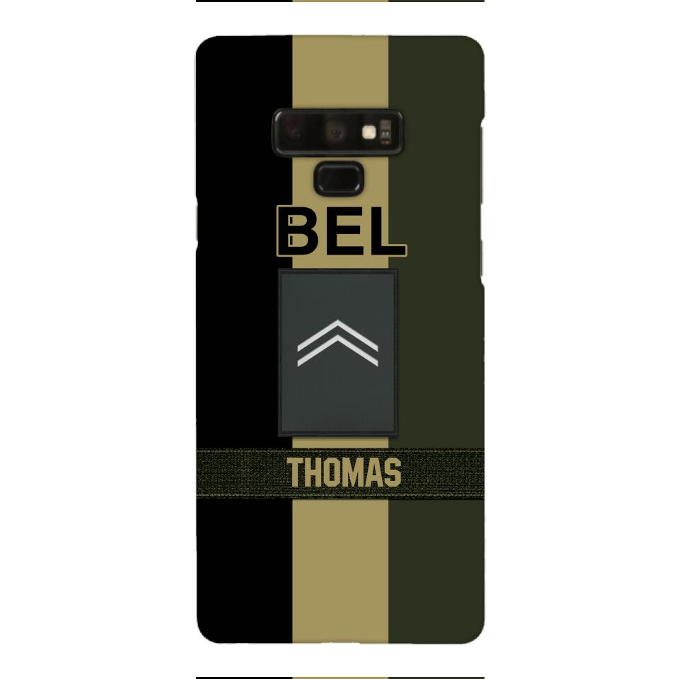 DH Personalized Belgian Soldier Phone Case Printed DT084