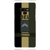 DH Personalized Belgian Soldier Phone Case Printed DT084