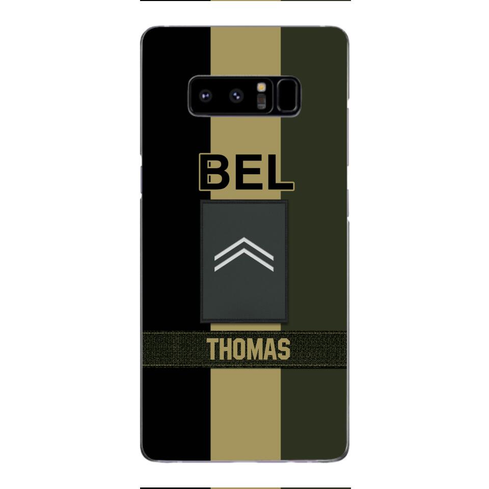 DH Personalized Belgian Soldier Phone Case Printed DT084