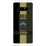 DH Personalized Belgian Soldier Phone Case Printed DT084