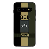 DH Personalized Belgian Soldier Phone Case Printed DT084