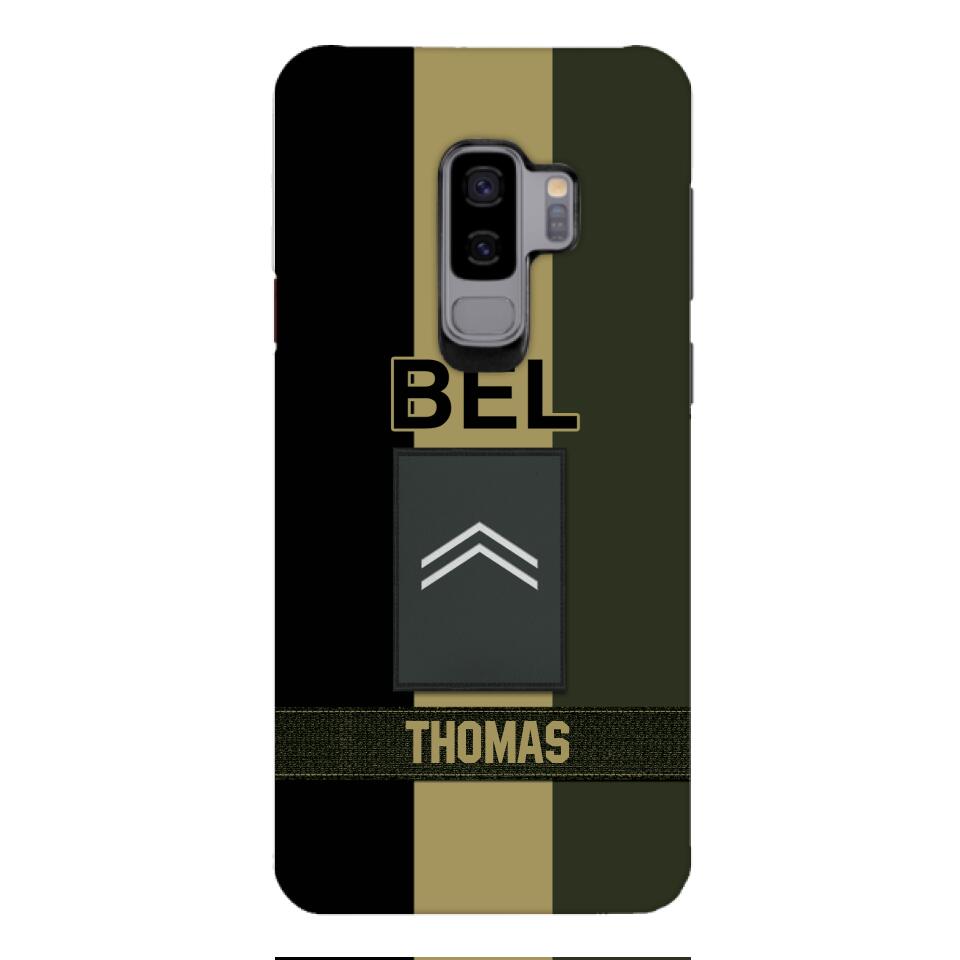 DH Personalized Belgian Soldier Phone Case Printed DT084