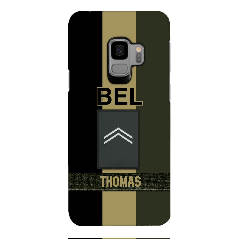 DH Personalized Belgian Soldier Phone Case Printed DT084