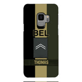 DH Personalized Belgian Soldier Phone Case Printed DT084