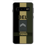 DH Personalized Belgian Soldier Phone Case Printed DT084