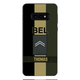 DH Personalized Belgian Soldier Phone Case Printed DT084