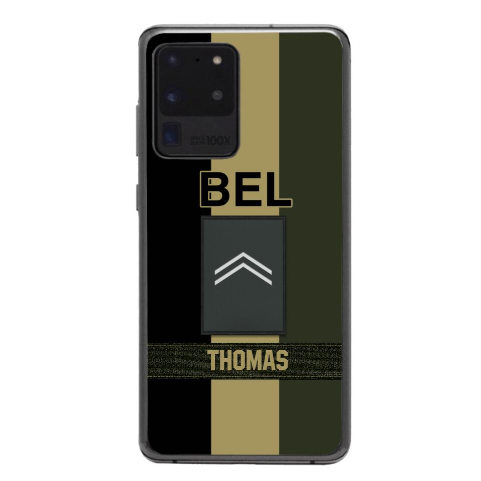 DH Personalized Belgian Soldier Phone Case Printed DT084