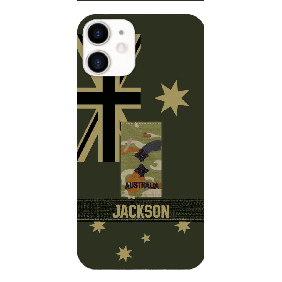 DH Personalized Australian Soldier Phone Case Printed DT084