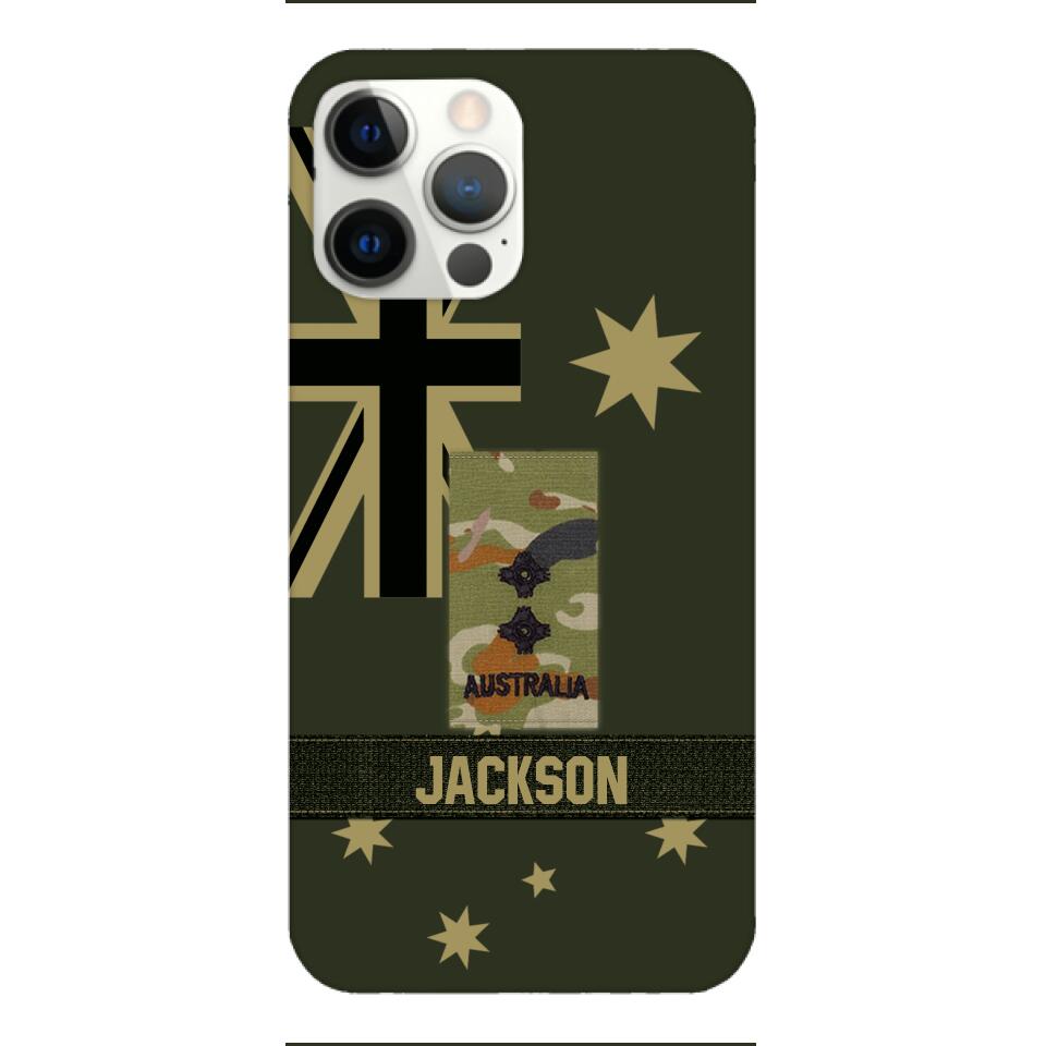 DH Personalized Australian Soldier Phone Case Printed DT084