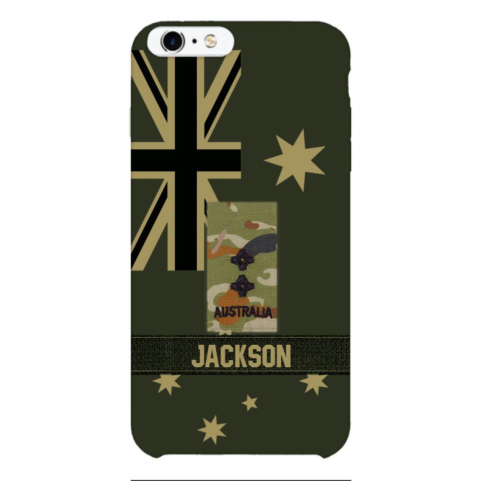 DH Personalized Australian Soldier Phone Case Printed DT084