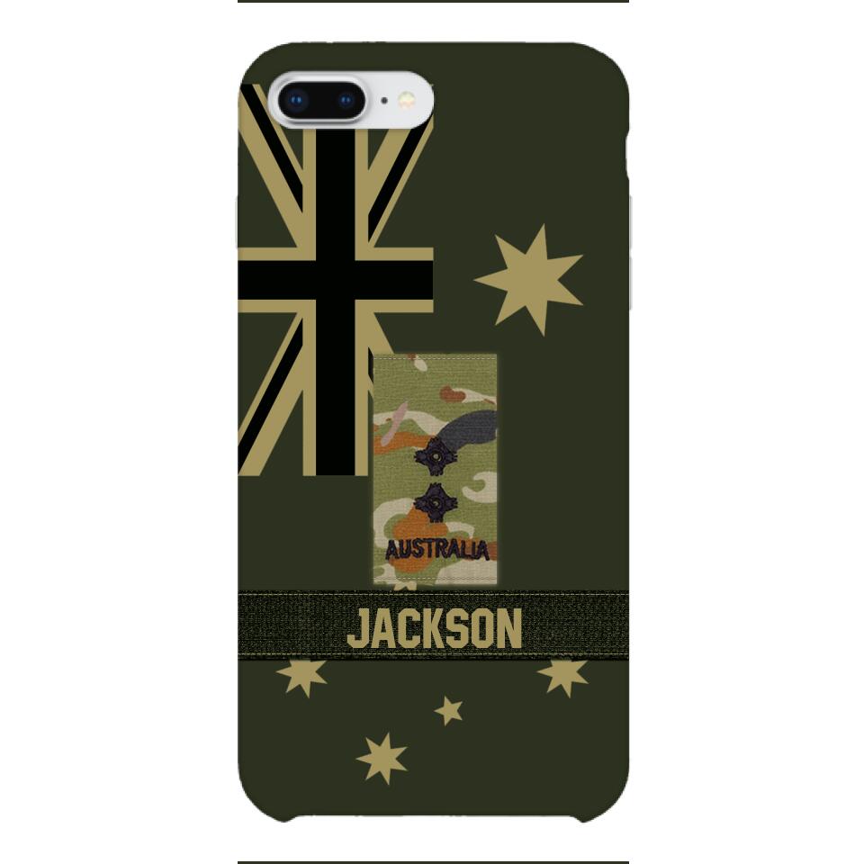 DH Personalized Australian Soldier Phone Case Printed DT084