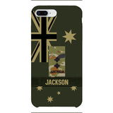 DH Personalized Australian Soldier Phone Case Printed DT084