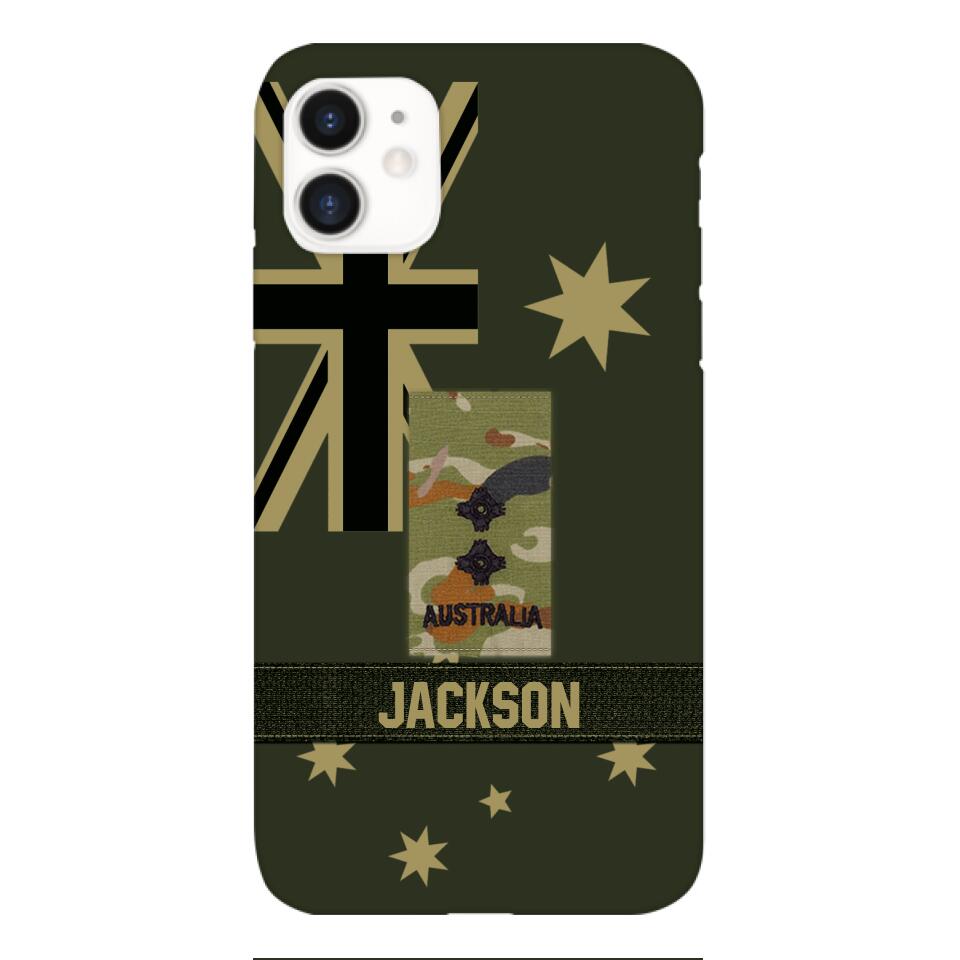 DH Personalized Australian Soldier Phone Case Printed DT084