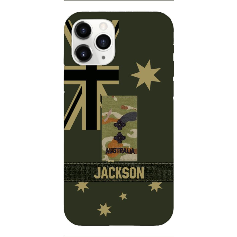 DH Personalized Australian Soldier Phone Case Printed DT084