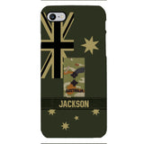 DH Personalized Australian Soldier Phone Case Printed DT084